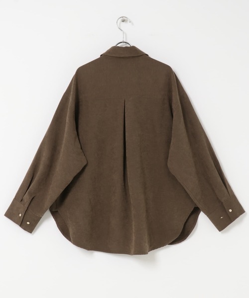 SENSE OF PLACE by URBAN RESEARCH（センスオブプレイスバイアーバンリサーチ）の「ポケットツキワイドスリーブシャツ（シャツ/ブラウス・レディース・ブラウン/キャメル/インディゴブルー・ONE）」の10枚目の写真