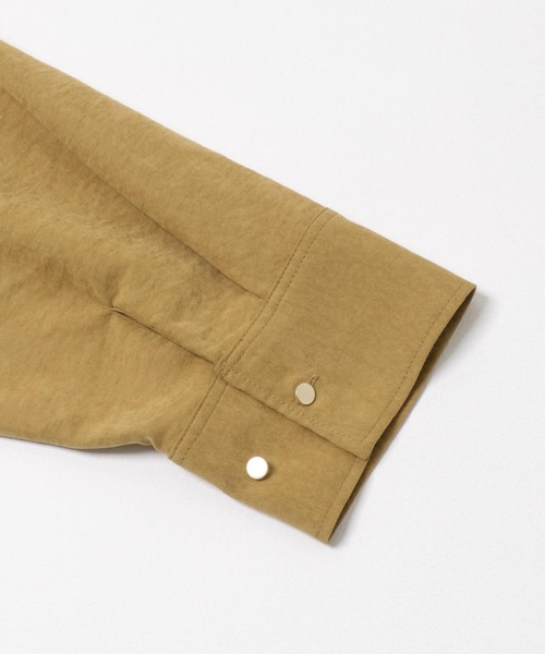 SENSE OF PLACE by URBAN RESEARCH（センスオブプレイスバイアーバンリサーチ）の「ポケットツキワイドスリーブシャツ（シャツ/ブラウス・レディース・ブラウン/キャメル/インディゴブルー・ONE）」の12枚目の写真