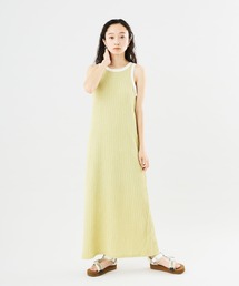 Muscat（マスカット）の「配色リブタンクワンピース（ワンピース）」