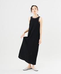 Muscat（マスカット）の「配色リブタンクワンピース（ワンピース）」