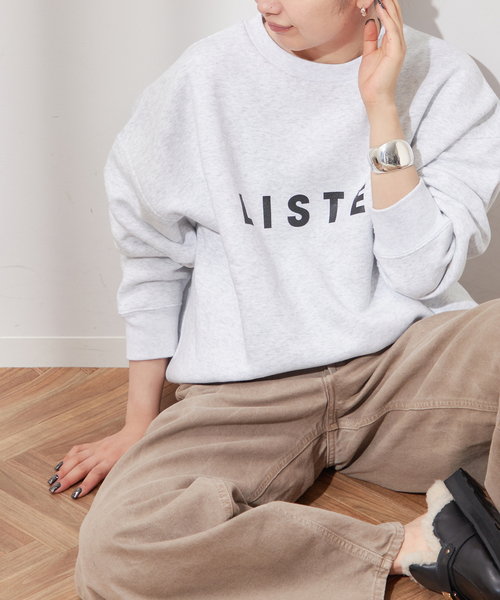 journal standard L'essage（ジャーナルスタンダードレサージュ）の「【別注】POET MEETS DUBWISE LISTENスウェット（スウェット・レディース・ホワイト/ブラック/グレー・FREE）」の3枚目の写真