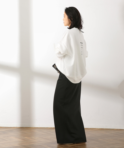 journal standard L'essage（ジャーナルスタンダードレサージュ）の「【別注】POET MEETS DUBWISE LISTENスウェット（スウェット・レディース・ホワイト/ブラック/グレー・FREE）」の21枚目の写真