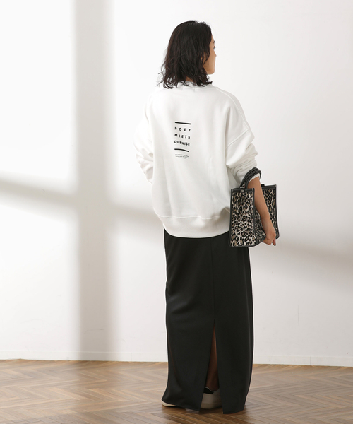 journal standard L'essage（ジャーナルスタンダードレサージュ）の「【別注】POET MEETS DUBWISE LISTENスウェット（スウェット・レディース・ホワイト/ブラック/グレー・FREE）」の22枚目の写真
