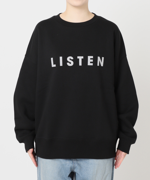 journal standard L'essage（ジャーナルスタンダードレサージュ）の「【別注】POET MEETS DUBWISE LISTENスウェット（スウェット・レディース・ホワイト/ブラック/グレー・FREE）」の15枚目の写真