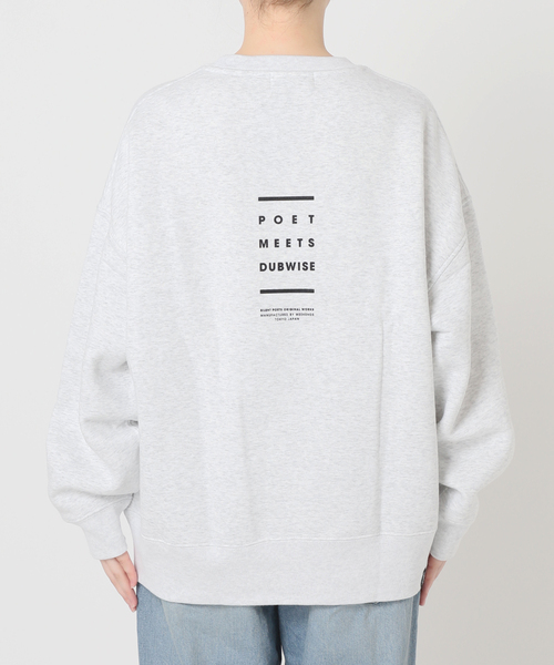 journal standard L'essage（ジャーナルスタンダードレサージュ）の「【別注】POET MEETS DUBWISE LISTENスウェット（スウェット・レディース・ホワイト/ブラック/グレー・FREE）」の6枚目の写真