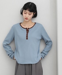 NOGLE | 【NOGLE/ノグル】ワッフルヘンリーネックトップス(Tシャツ/カットソー)