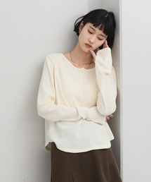 NOGLE | 【NOGLE/ノグル】ワッフルヘンリーネックトップス(Tシャツ/カットソー)