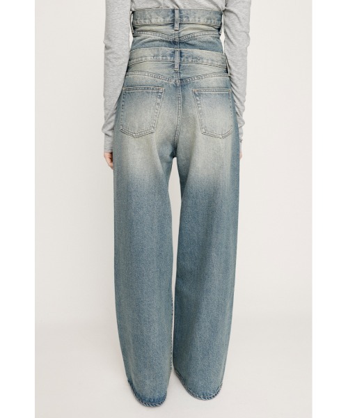 2025AW】LAYERED STRAIGHT DENIM PT レイヤード ストレート