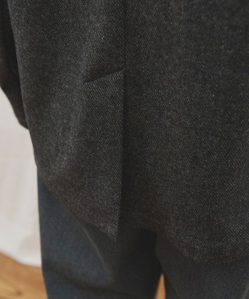 fig Ｌondon（フィグロンドン）の「_WOOL TWEED jacket（テーラードジャケット・レディース・グレー/ブラック・FREE）」の6枚目の写真