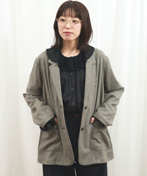 _WOOL TWEED jacket（テーラードジャケット）｜fig London（フィグ