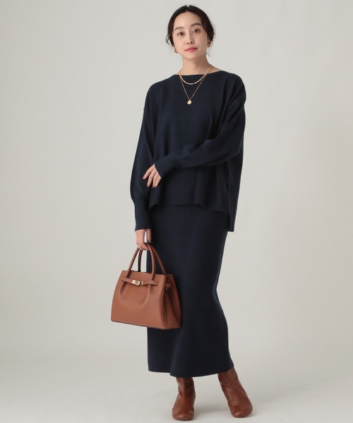 毛玉しらずリブナロースカート/571790（スカート）｜Elura（エルーラ