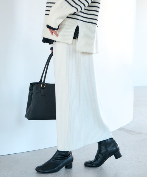 毛玉しらずリブナロースカート/571790（スカート）｜Elura（エルーラ