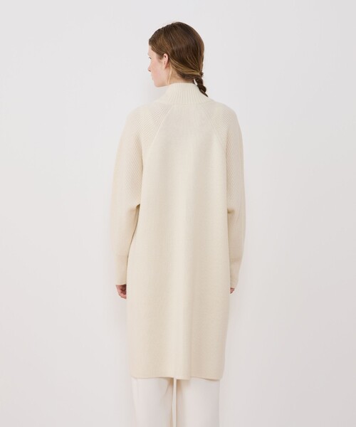 GALERIE VIE（ギャルリー ヴィー）の「モンゴルカシミヤ スタンドカラーコート（その他アウター・レディース・ホワイト/ブラウン・FREE）」の8枚目の写真