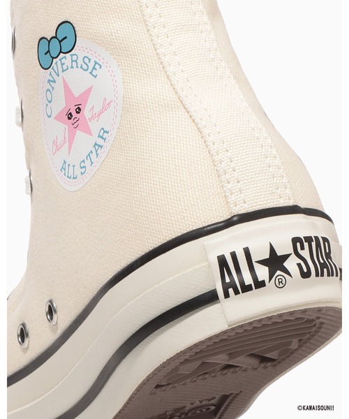 CONVERSE ALL STAR（コンバースオールスター）の「ALL STAR KM HI / KAWAISOUNI! / オールスター　ＫＭ　ＨＩ　／　可哀想に！（スニーカー・レディース・オフホワイト・4.5/4/3.5/3/5.5/5）」の8枚目の写真