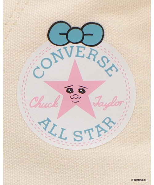 CONVERSE ALL STAR（コンバースオールスター）の「ALL STAR KM HI / KAWAISOUNI! / オールスター　ＫＭ　ＨＩ　／　可哀想に！（スニーカー・レディース・オフホワイト・4.5/4/3.5/3/5.5/5）」の9枚目の写真