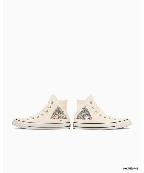 CONVERSE ALL STAR（コンバースオールスター）の「ALL STAR KM HI / KAWAISOUNI! / オールスター　ＫＭ　ＨＩ　／　可哀想に！（スニーカー・レディース・オフホワイト・4.5/4/3.5/3/5.5/5）」の11枚目の写真