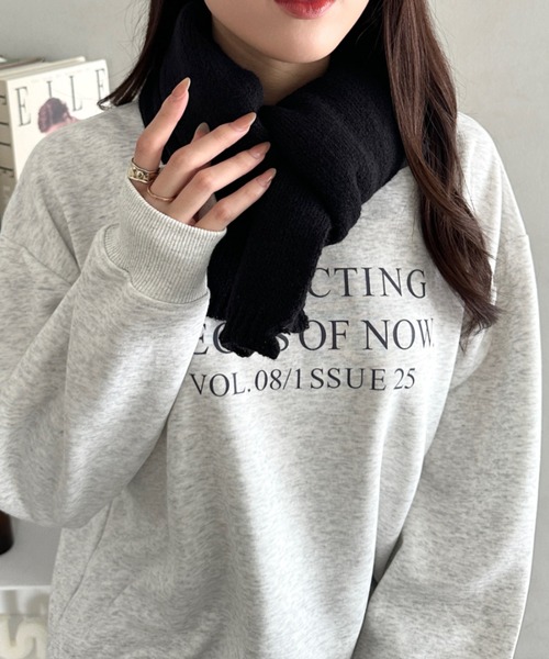 MYMOOD.(マイムード)の「13色展開 シンプルコンパクトマフラー(マフラー・レディース・ベージュ/ブルー/ブラック/アイボリー/ライトブルー/ライトグレー/ピンク/レッド/ワインレッド/キャメル/ブラウン/ダークブラウン/オレンジ/グレー/ライトベージュ・FREE)」の22枚目の写真