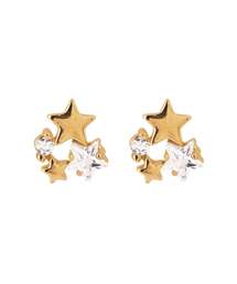 【ステンレス】スター×ビジューピアス