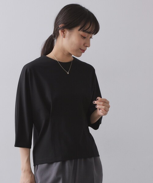 セール】襟付きドルマントップス【洗濯機OK】（Tシャツ/カットソー