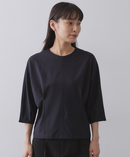 セール】襟付きドルマントップス【洗濯機OK】（Tシャツ/カットソー