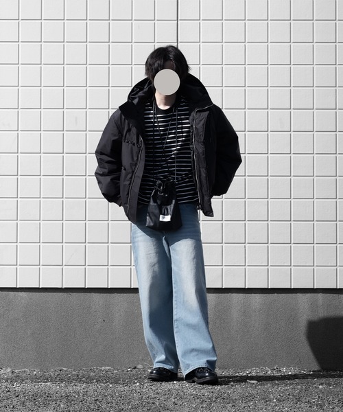 RUUBON(ルーボン)の「【RUUBON】padded hooded kung fu jacket / パデッド フーデッド カンフー ジャケット(ブルゾン・メンズ・ブラック・L/M/S)」の12枚目の写真