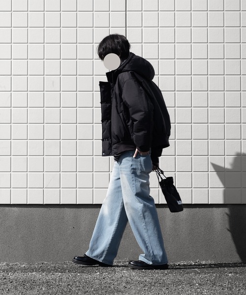 RUUBON(ルーボン)の「【RUUBON】padded hooded kung fu jacket / パデッド フーデッド カンフー ジャケット(ブルゾン・メンズ・ブラック・L/M/S)」の14枚目の写真