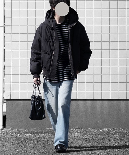 RUUBON(ルーボン)の「【RUUBON】padded hooded kung fu jacket / パデッド フーデッド カンフー ジャケット(ブルゾン・メンズ・ブラック・L/M/S)」の15枚目の写真
