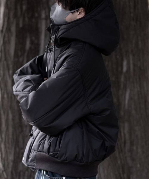 RUUBON(ルーボン)の「【RUUBON】padded hooded kung fu jacket / パデッド フーデッド カンフー ジャケット(ブルゾン・メンズ・ブラック・L/M/S)」の17枚目の写真
