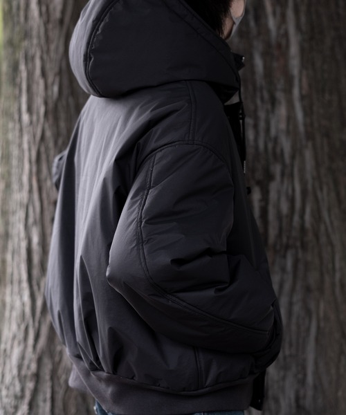 RUUBON(ルーボン)の「【RUUBON】padded hooded kung fu jacket / パデッド フーデッド カンフー ジャケット(ブルゾン・メンズ・ブラック・L/M/S)」の18枚目の写真