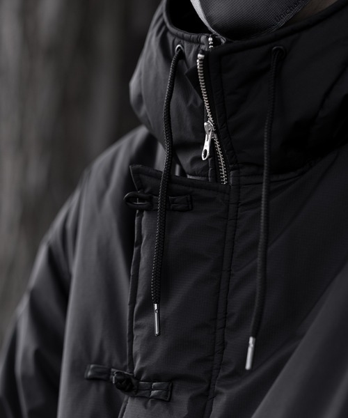 RUUBON(ルーボン)の「【RUUBON】padded hooded kung fu jacket / パデッド フーデッド カンフー ジャケット(ブルゾン・メンズ・ブラック・L/M/S)」の19枚目の写真