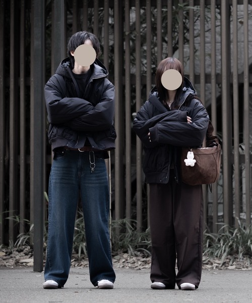 RUUBON(ルーボン)の「【RUUBON】padded hooded kung fu jacket / パデッド フーデッド カンフー ジャケット(ブルゾン・メンズ・ブラック・L/M/S)」の21枚目の写真