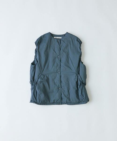 conges payes ADIEU TRISTESSE（コンジェ ペイエ アデュートリステス）の「中綿ベスト（ベスト・レディース・ピンク/ブルーグリーン・38）」の2枚目の写真