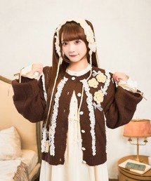 ぽっこBackSatinN/SP/O茶色トップス 冷蔵庫BackSatinN/SP/O茶色トップス
