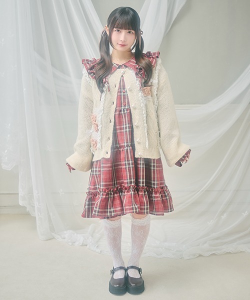 Qutie Frash 振袖レースボレロ/カーディガン Qutie Frash 振袖レースボレロ/カーディガン Qutie Frash 振袖レース