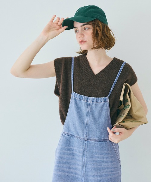 coca（coca）（コカ）の「【WEB限定セール】デニムサロペット（サロペット/オーバーオール・レディース・ライトブルー・M/L）」の5枚目の写真