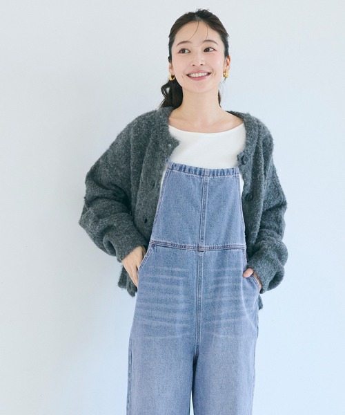 coca（coca）（コカ）の「【WEB限定セール】デニムサロペット（サロペット/オーバーオール・レディース・ライトブルー・M/L）」の18枚目の写真