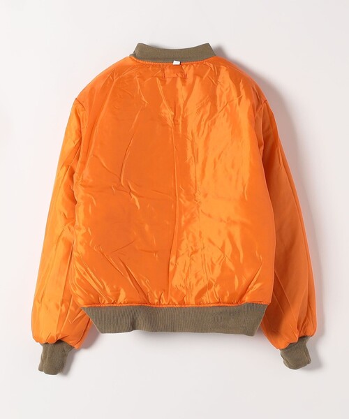 ROTHCO（ロスコ）の「ROTHCO: MA-1 フライト ジャケット（その他アウター・レディース・ブラック/カーキ・ONE SIZE）」の3枚目の写真