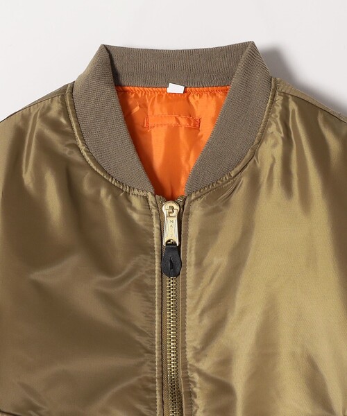 ROTHCO（ロスコ）の「ROTHCO: MA-1 フライト ジャケット（その他アウター・レディース・ブラック/カーキ・ONE SIZE）」の4枚目の写真