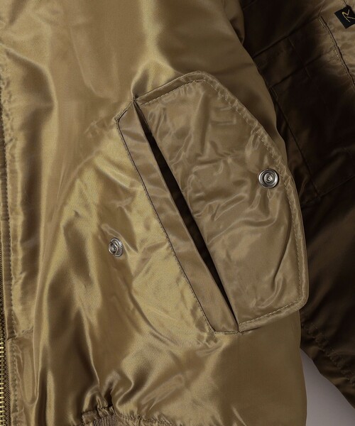 ROTHCO（ロスコ）の「ROTHCO: MA-1 フライト ジャケット（その他アウター・レディース・ブラック/カーキ・ONE SIZE）」の8枚目の写真