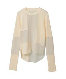 CONVERSE TOKYO | 【HL】PATCHWORK VELOR RIB TOP(Tシャツ/カットソー)