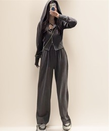 shameless（シェイムレス）の「ダブルジップスウェットパーカーセットアップ（パーカー）」