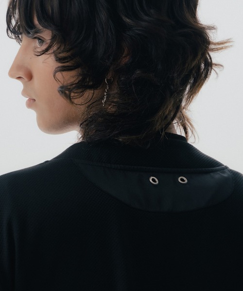 Maison ULA（メゾンウラ）の「【Maison ULA】メッシュカーディガン（カーディガン/ボレロ・メンズ・ブラック/グレー・1/2）」の22枚目の写真