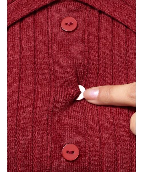 EVRIS(エヴリス)の「チョーカーオフショルニットトップス(ニット/セーター・レディース・ブラック/グリーン/レッド・FREE)」の13枚目の写真