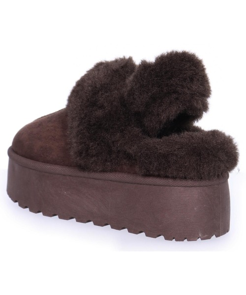 ANAP（アナップ）の「ファーバンド厚底スリッポン（スリッポン・レディース・ライトベージュ/ブラウン・S/LL/L/M）」の17枚目の写真