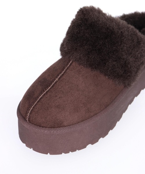 ANAP（アナップ）の「ファーバンド厚底スリッポン（スリッポン・レディース・ライトベージュ/ブラウン・S/LL/L/M）」の20枚目の写真