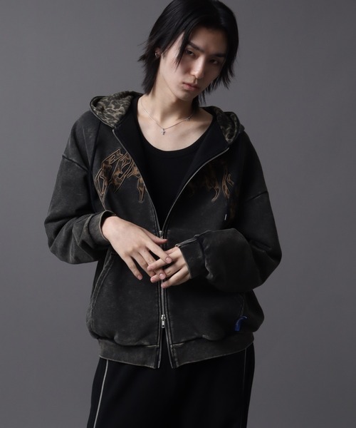セール】【SEQUENZ（シークエンズ）】APPLIQUE APPLIQUE ZIP/P/K