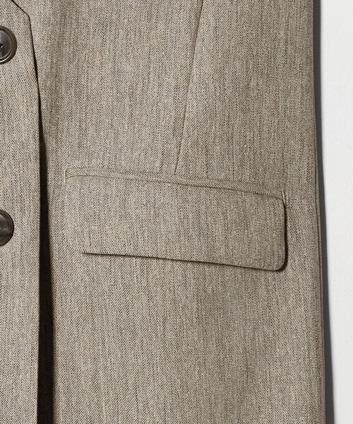 green label relaxing（グリーンレーベルリラクシング）の「［size SHORTあり］ウールライク ジャンパースカート（ジャンパースカート・レディース・その他1/ベージュ/ネイビー・FREE/SHORT）」の21枚目の写真