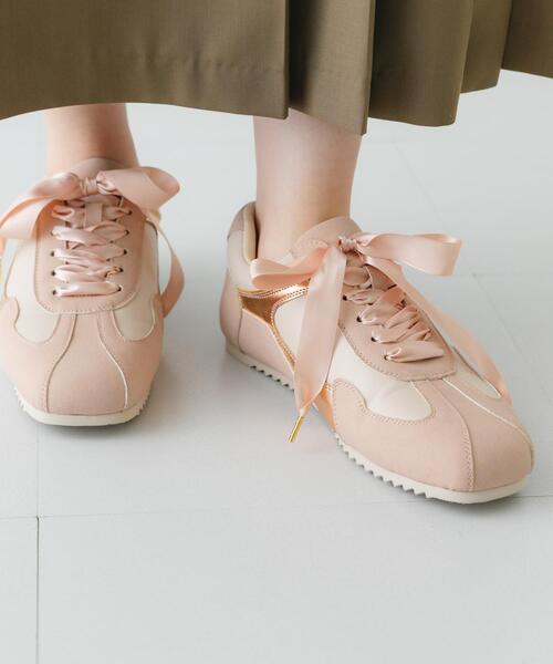 RODE SKO（ロデスコ）の「2WAYリボンスニーカー（スニーカー・レディース・グレー/ピンク/ブラウン系その他・38/36/37）」の11枚目の写真