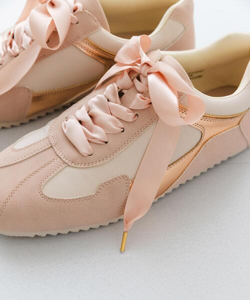 RODE SKO（ロデスコ）の「2WAYリボンスニーカー（スニーカー・レディース・グレー/ピンク/ブラウン系その他・38/36/37）」の19枚目の写真