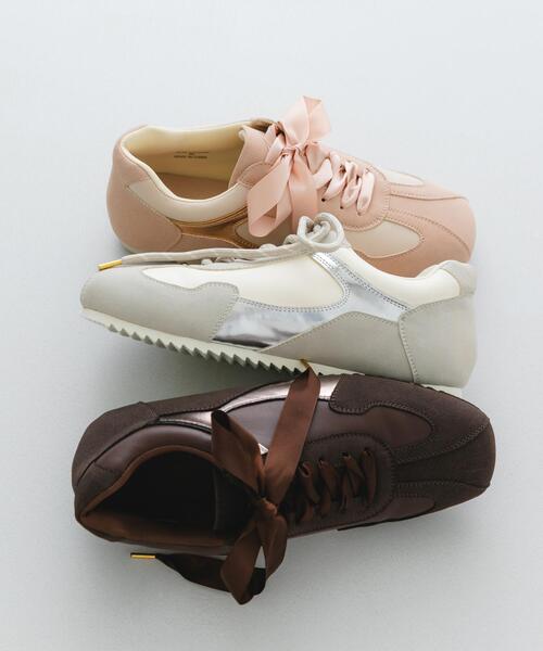 RODE SKO（ロデスコ）の「2WAYリボンスニーカー（スニーカー・レディース・グレー/ピンク/ブラウン系その他・38/36/37）」の6枚目の写真